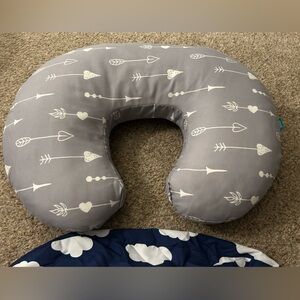 Boppy Pillow with three pillow cases